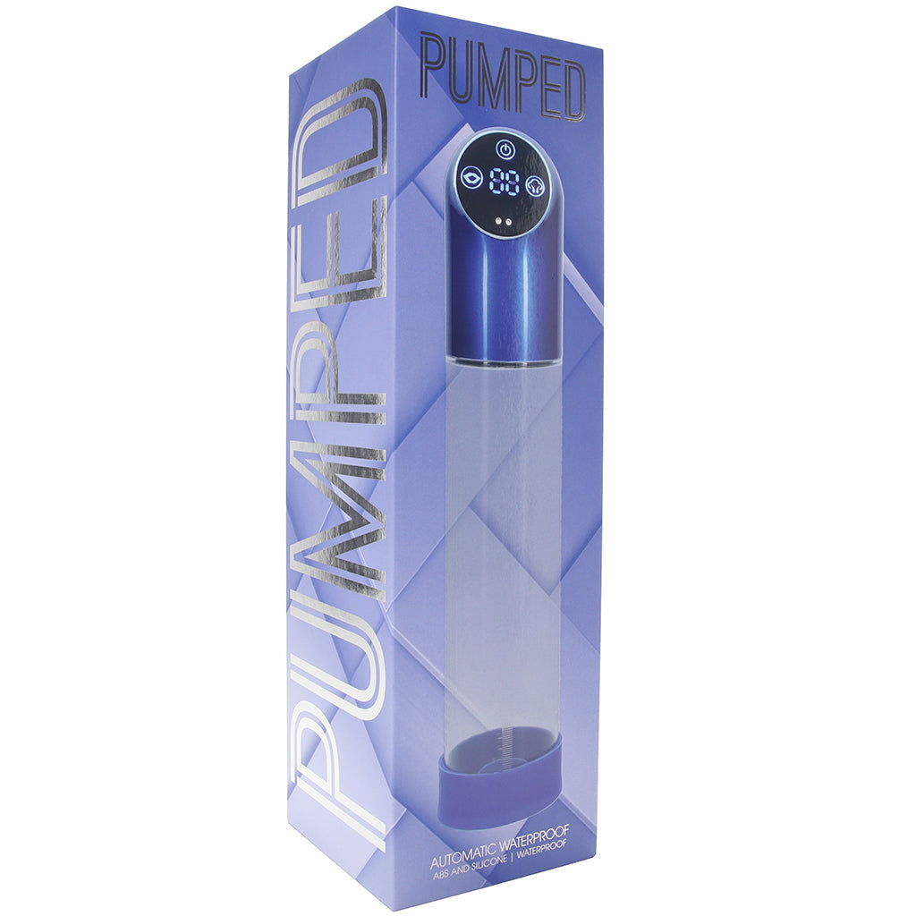 Pumped Automatic Waterproof Penis Pump in Blue Male Enhancement > Penis Pumps - Tophatter Daily Deals