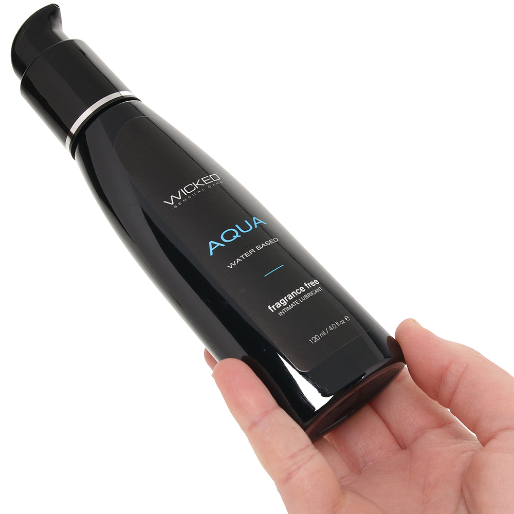 Aqua Fragrance Free Water Based Lube 4oz/120ml - Tophatter's Adult Products Lubes and Lotions > Water Based Sex Lubes - Tophatter Daily Deals