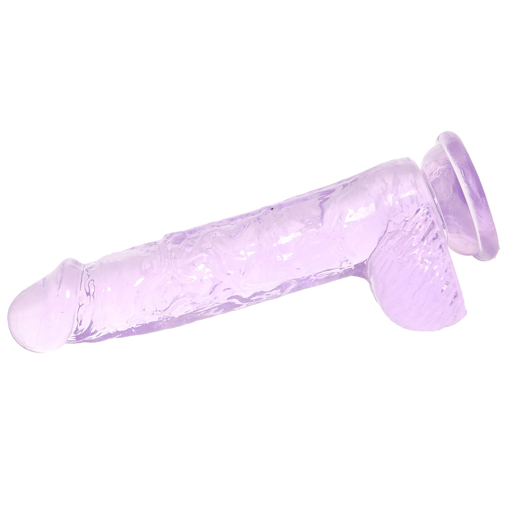 RealRock 5 Inch Realistic Ballsy Dildo in Purple Dildo Sex Toys > Realistic Dildos - Tophatter Daily Deals