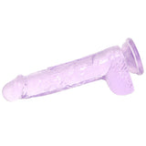 RealRock 5 Inch Realistic Ballsy Dildo in Purple Dildo Sex Toys > Realistic Dildos - Tophatter Daily Deals