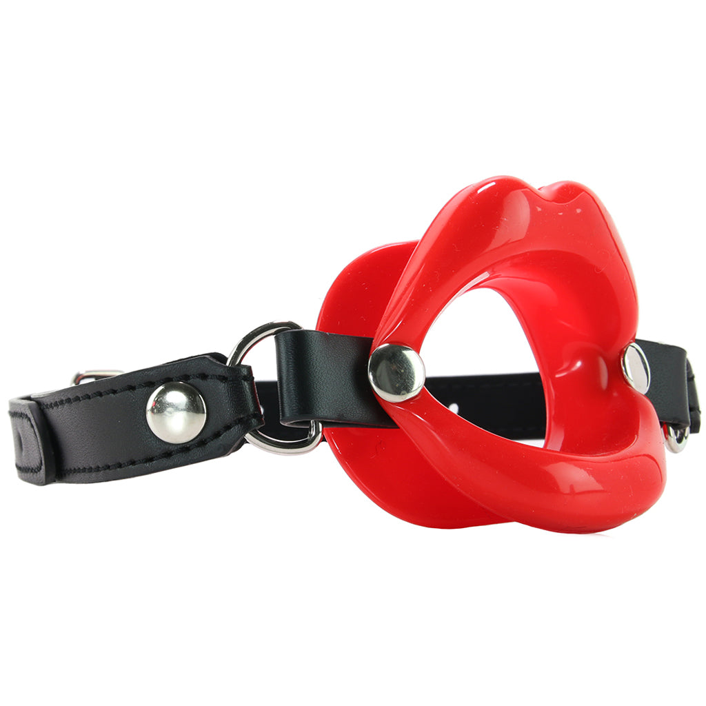 Silicone Lips Gag in Red - Tophatter's Adult Products Bondage and Fetish > Ball Gags & Mouth Restraints - Tophatter Daily Deals