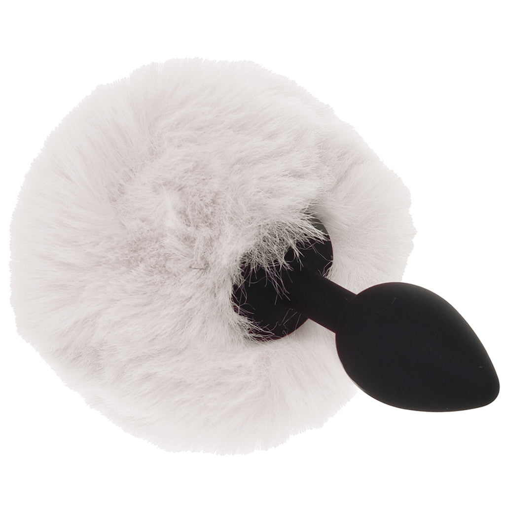 Tailz Fluffy Bunny Tail Silicone Plug in White Anal Sex Toys > Butt Plugs - Tophatter Daily Deals