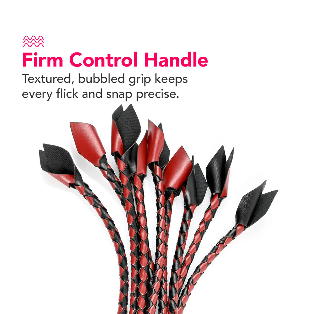 Saffron Braided Flogger Bondage and Fetish > Whips and Crops - Tophatter Daily Deals
