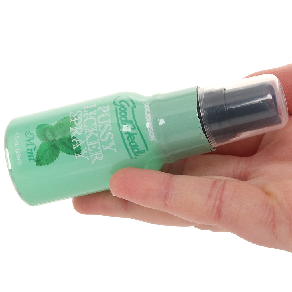 GoodHead Pussy Licker Spray 1fl.oz/29ml in Mint - Tophatter's Adult Sex Toys Online Lubes and Lotions > Flavored Sex Lubes - Tophatter Daily Deals
