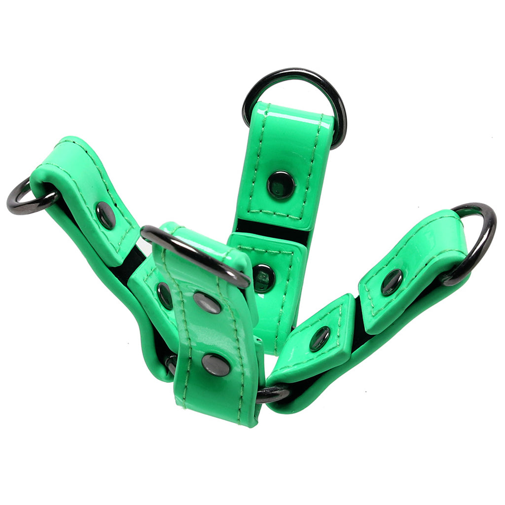 Electra Play Things Hog Tie in Neon Green - Tophatter's Adult Products Bondage and Fetish > Restraints - Tophatter Daily Deals