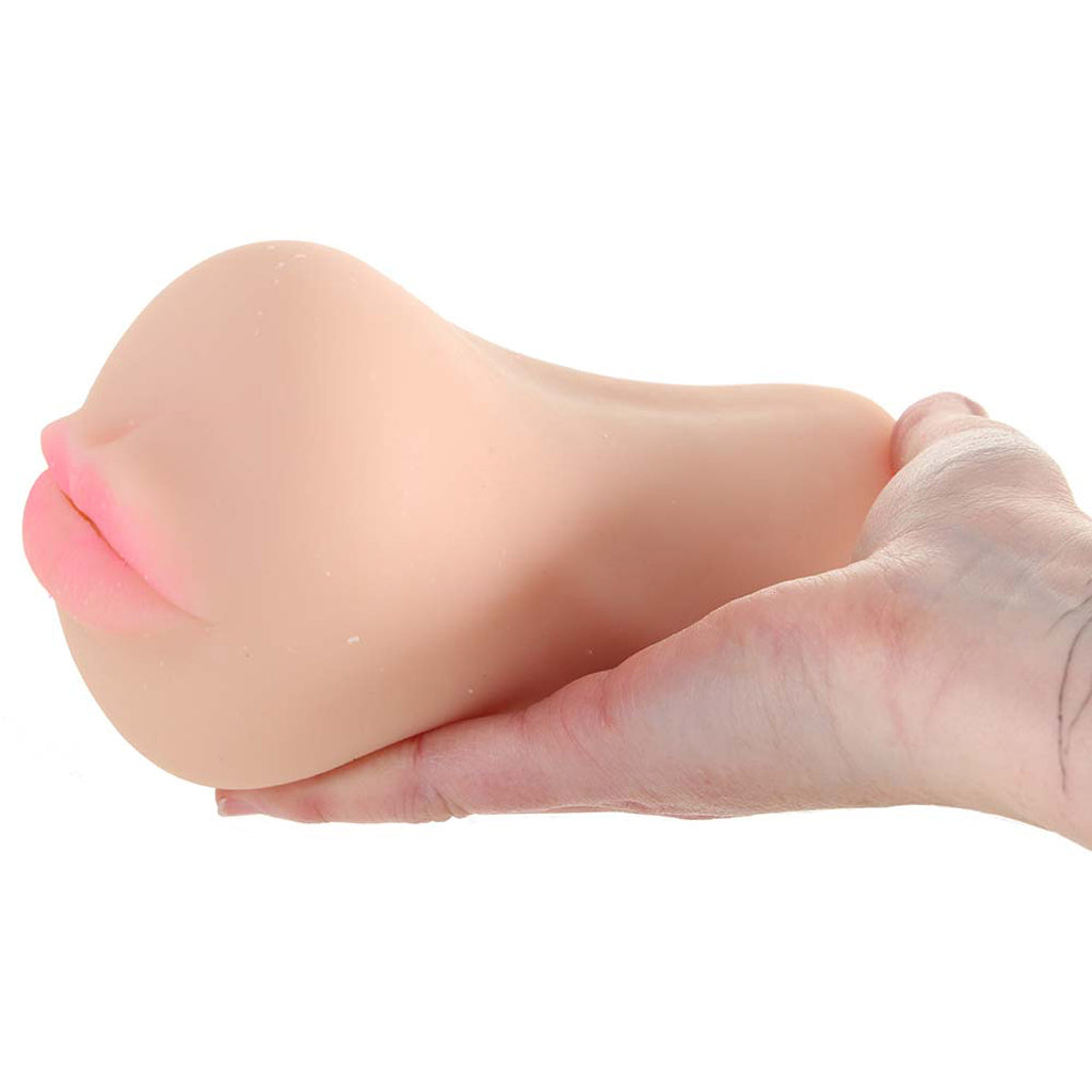 Stroke It Anatomical Mouth Stroker in Ivory - Tophatter's Adult Products Male Masturbators > Mouth Masturbators & Strokers - Tophatter Daily Deals