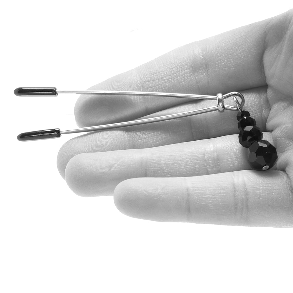 Adjustable Beaded Tweezer Nipple Clips Bondage and Fetish > Nipple Stimulators & Clamps - Tophatter Daily Deals