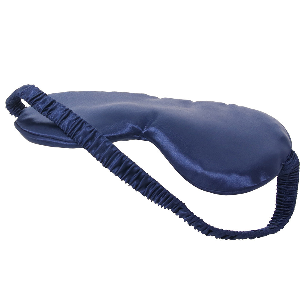Ouch! Satin Blindfold in Navy Blue Bondage and Fetish > Pleasure Masks and Dress Up Play - Tophatter Daily Deals