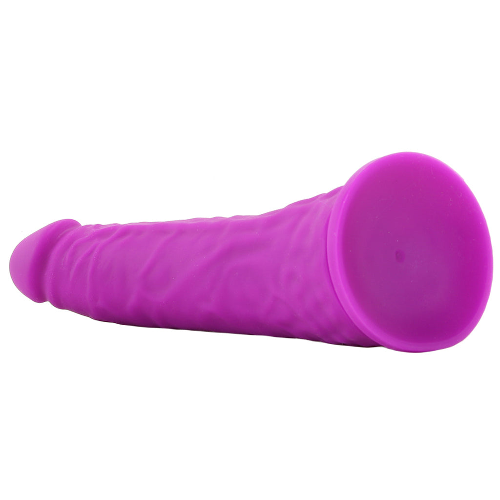 Colours Thin Pleasures 8 Inch Silicone Dildo in Purple Dildo Sex Toys > Realistic Dildos - Tophatter Daily Deals
