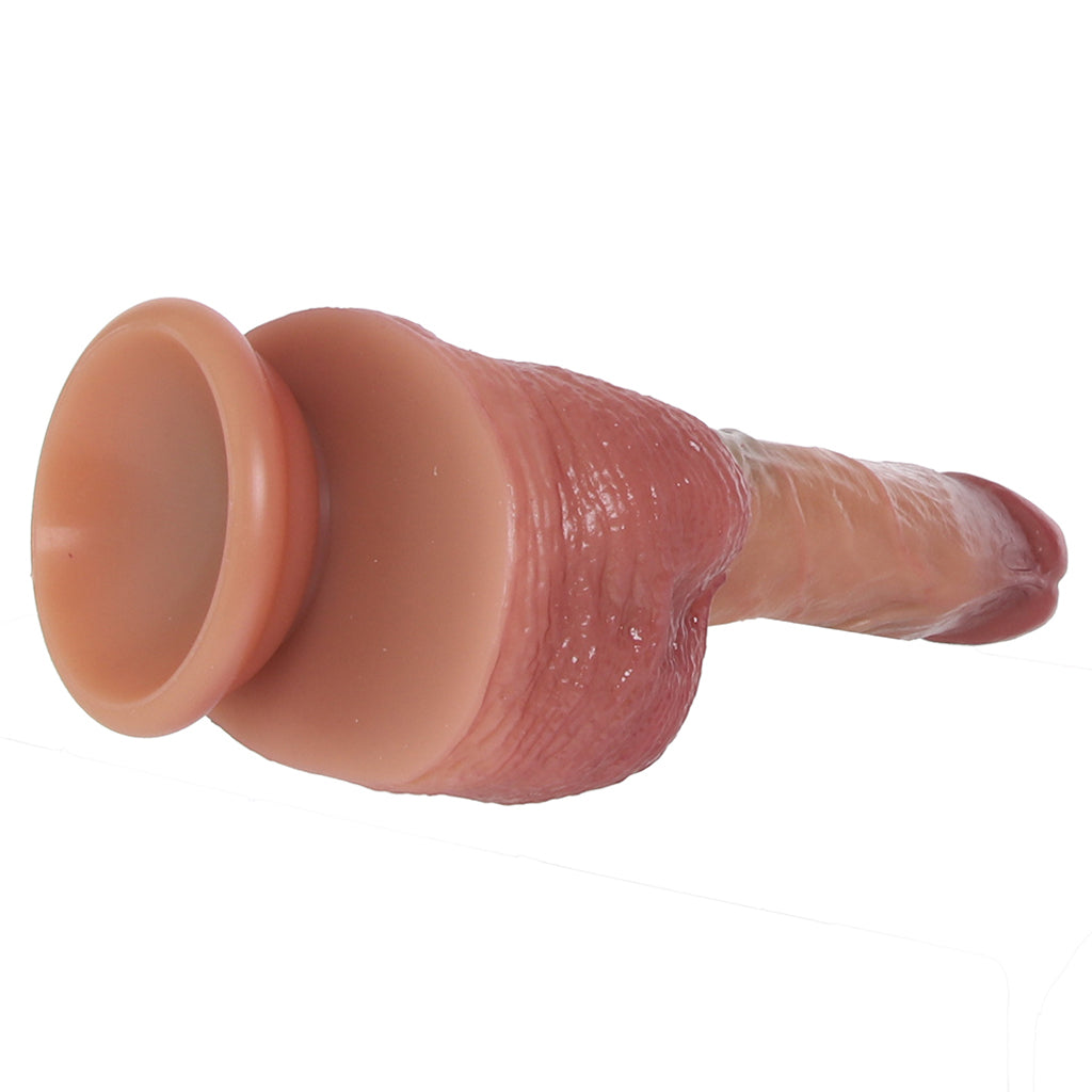 Renaissance DaVinci 8 Inch Sliding Foreskin Dildo in Tan - Tophatter's Adult Products Dildo Sex Toys > Realistic Dildos - Tophatter Daily Deals