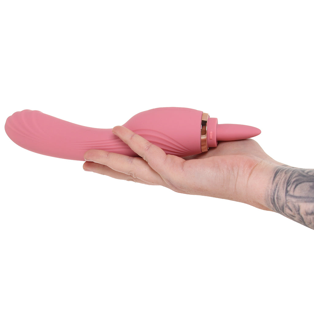 Le Wand Lick 3-in-1 Double-Ended Vibe Vibrators > Clitoral Stimulators - Tophatter Daily Deals