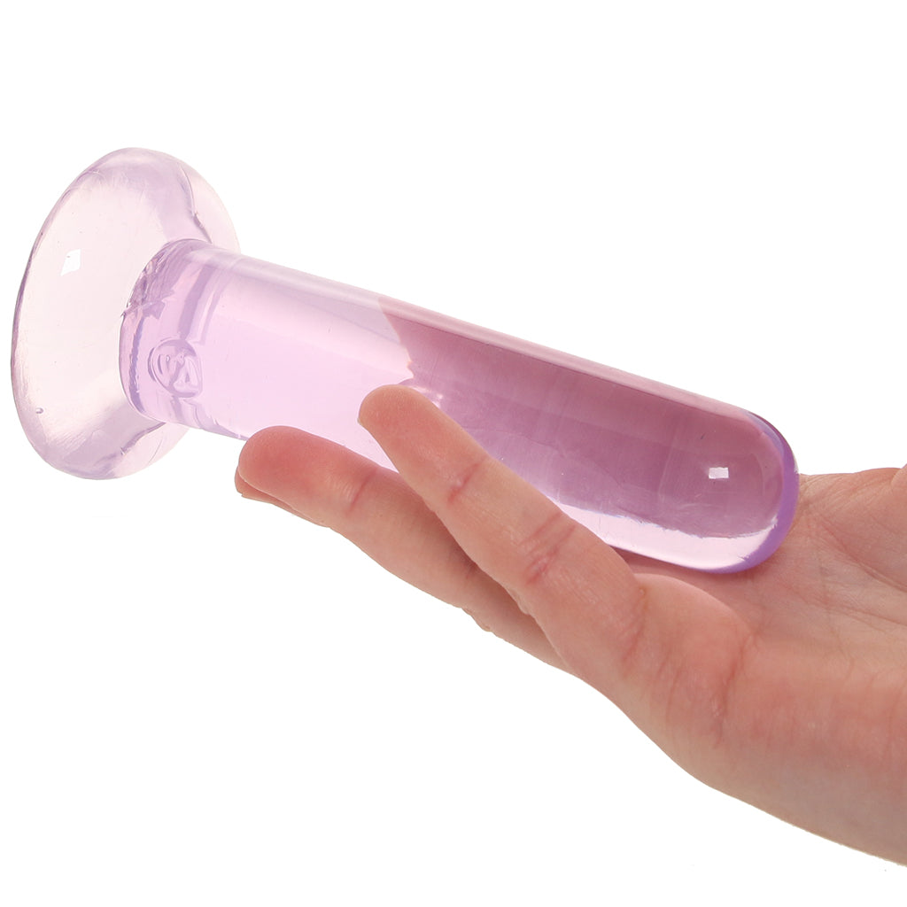 RealRock 5 Inch Straight Dildo in Purple Dildo Sex Toys > Non-Phallic Dildos - Tophatter Daily Deals