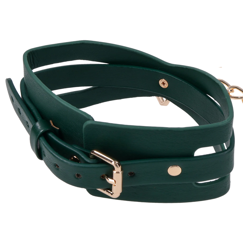 Sex & Mischief Indica Cutout Collar and Leash Bondage and Fetish > Leashes and Collars - Tophatter Daily Deals