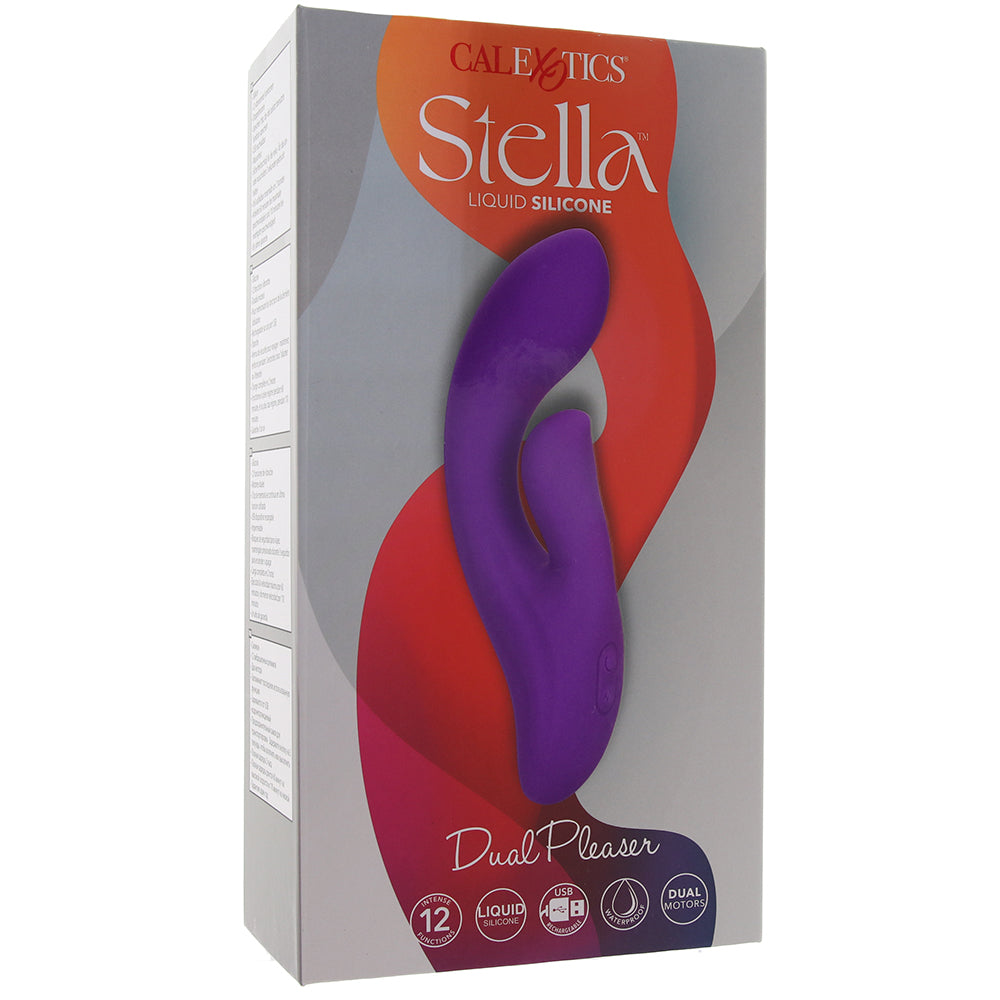 Stella Liquid Silicone Dual Pleaser Vibrators > Rabbit Vibrators - Tophatter Daily Deals