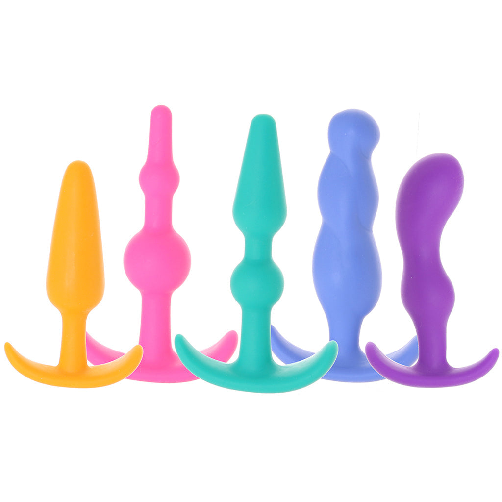 Anal Lovers Beginner Silicone Plug Kit Anal Sex Toys > Butt Plugs - Tophatter Daily Deals