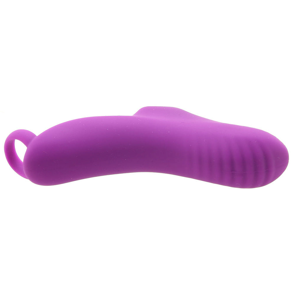 Fuzu Silicone Fingertip Massager Vibe in Purple - Tophatter's Adult Products Vibrators > Finger Vibrators - Tophatter Daily Deals