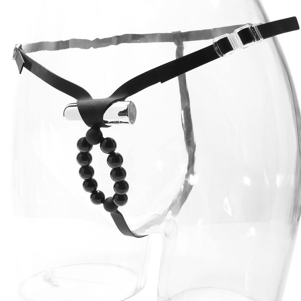 Lover's Cheeky Thong with Stroker Beads - Tophatter's Adult Sex Toys Online Vibrators > Wearable & Panty Vibrators - Tophatter Daily Deals