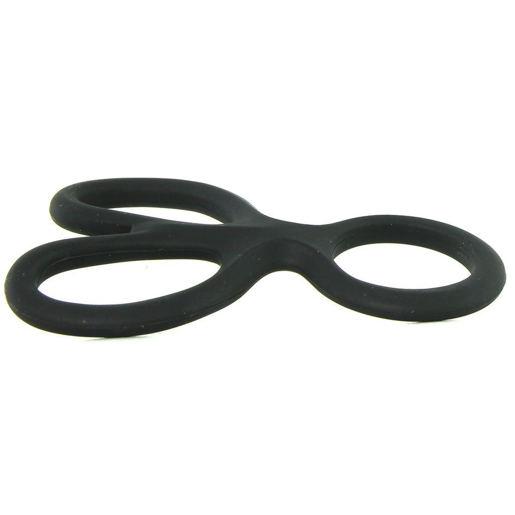 Silicone Ball Spreader in Black Bondage and Fetish > Cock and Ball Devices - Tophatter Daily Deals