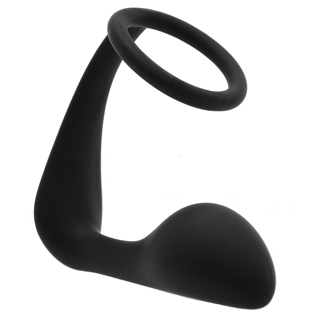Cock Ring with P-Spot Plug - Tophatter's Adult Products Anal Sex Toys > Prostate Massagers - Tophatter Daily Deals