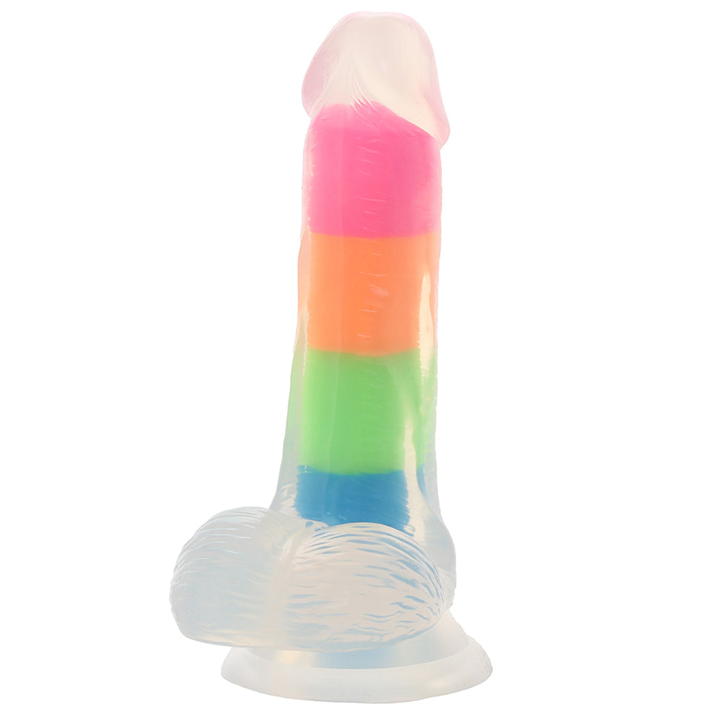 Neo Elite Rainbow Rave 6.5 Inch Dildo Dildo Sex Toys > Realistic Dildos - Tophatter Daily Deals