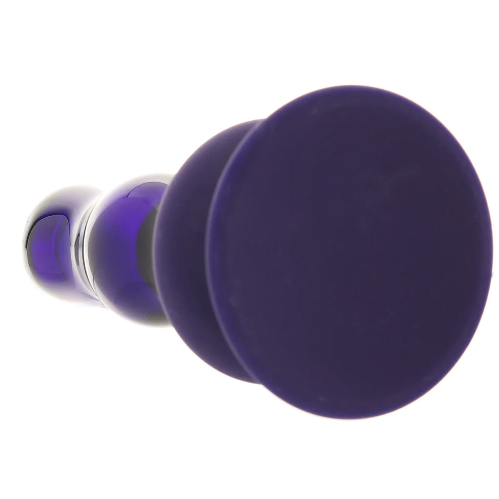 Icicles No.83 Vibrating Glass Plug in Purple - Tophatter's Vibrator Deals Online Anal Sex Toys > Anal Vibrators - Tophatter Daily Deals