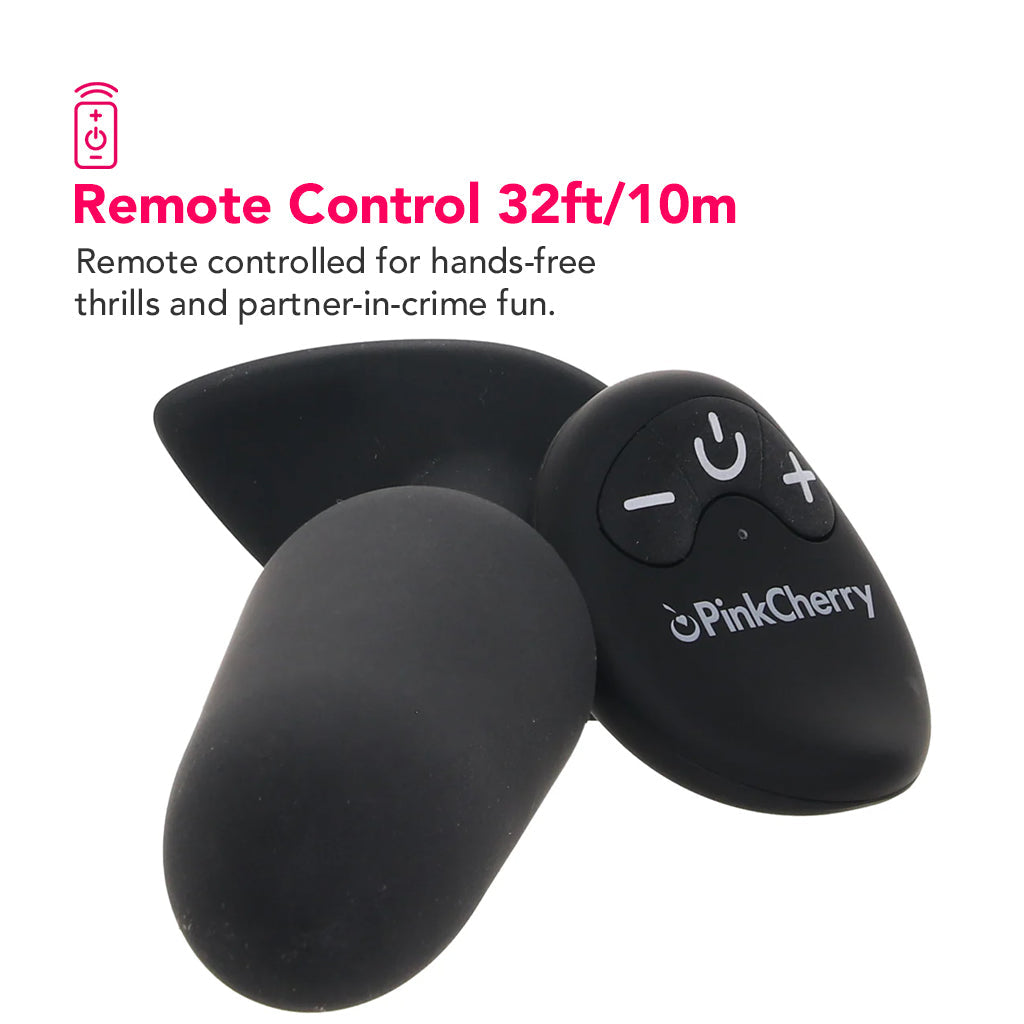 PinkCherry Remote Control Vibrating Butt Plug Anal Sex Toys > Butt Plugs - Tophatter Daily Deals