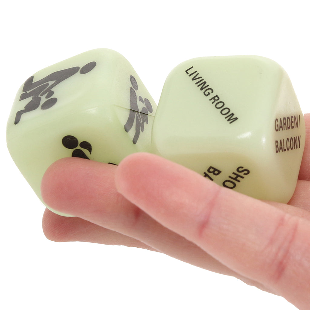 Glow in the Dark Sex Dice - Tophatter's Adult Products Sensual Love > Games - Tophatter Daily Deals
