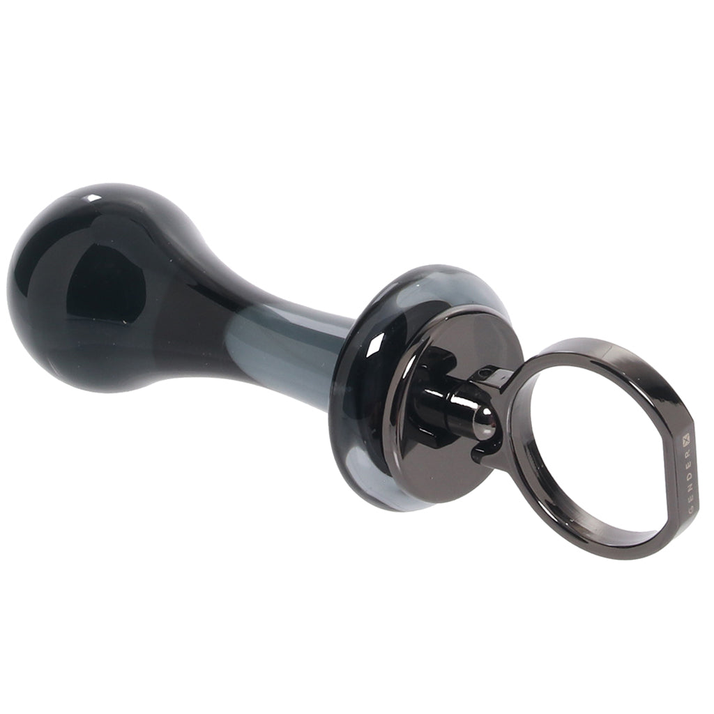 Gender X Blow Pop Glass Plug in Black Anal Sex Toys > Butt Plugs - Tophatter Daily Deals