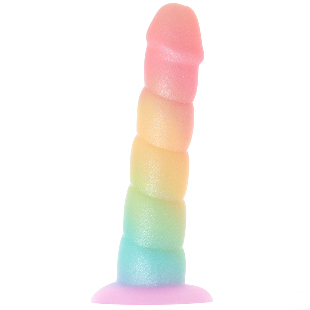 Simply Sweet Swirl Rainbow Dildo - Tophatter's Vibrator Deals Online Dildo Sex Toys > Realistic Dildos - Tophatter Daily Deals
