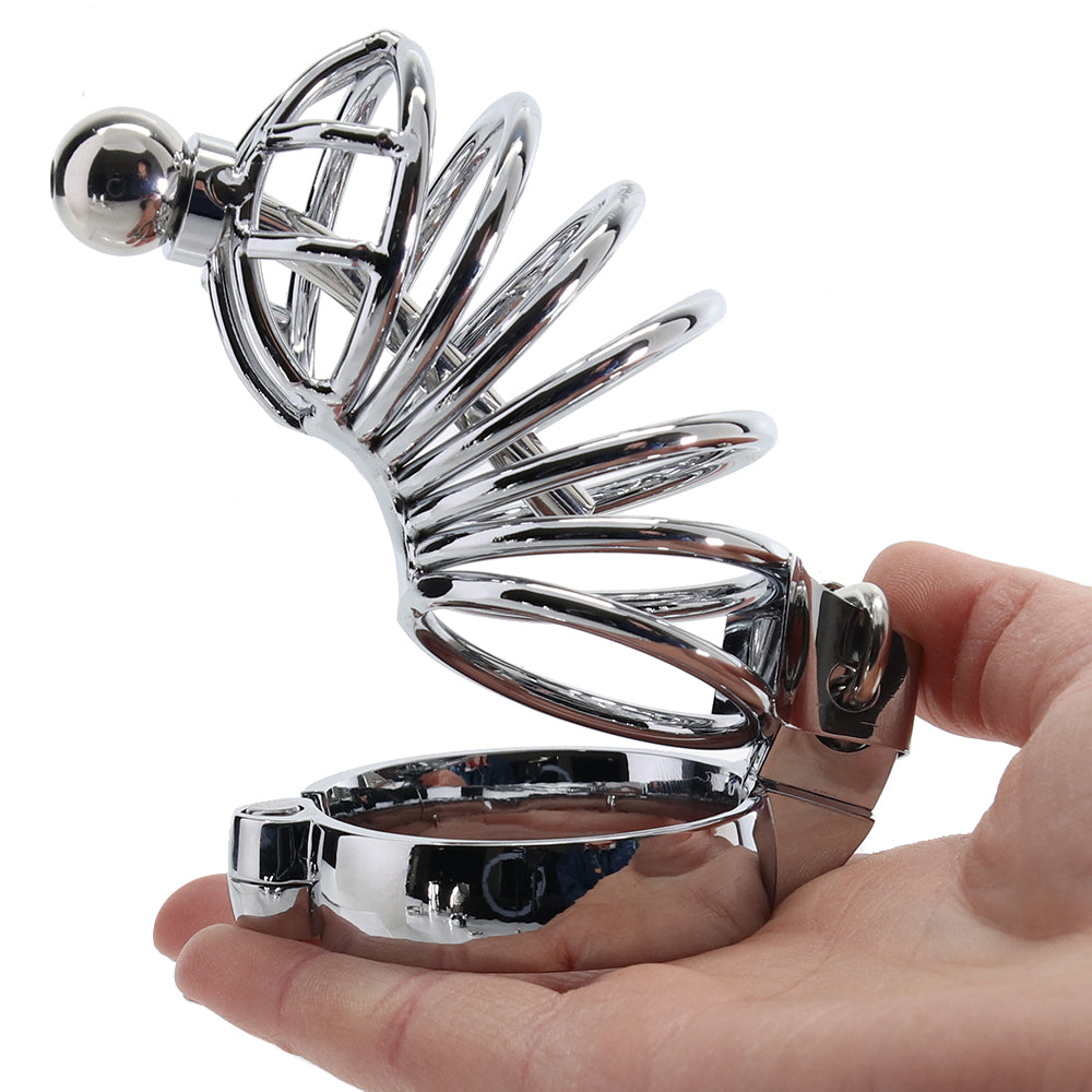 Blue Line Urethral Play Cage Bondage and Fetish > Cock and Ball Devices - Tophatter Daily Deals