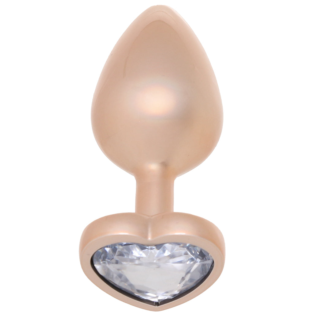 Booty Bling Gold Metal Jewelled Butt Plug in Medium Anal Sex Toys > Butt Plugs - Tophatter Daily Deals