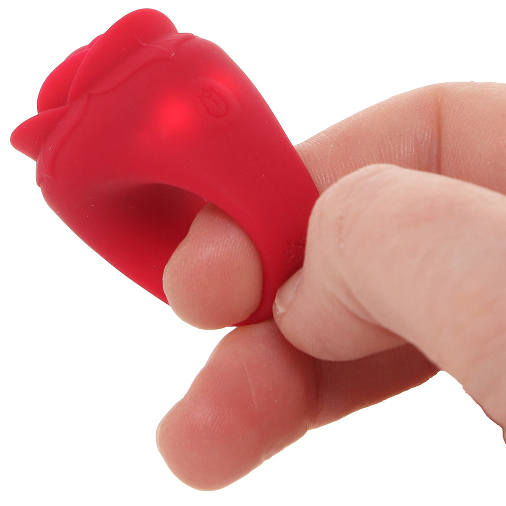 Bloomgasm Rose Ring Finger Vibe Vibrators > Finger Vibrators - Tophatter Daily Deals