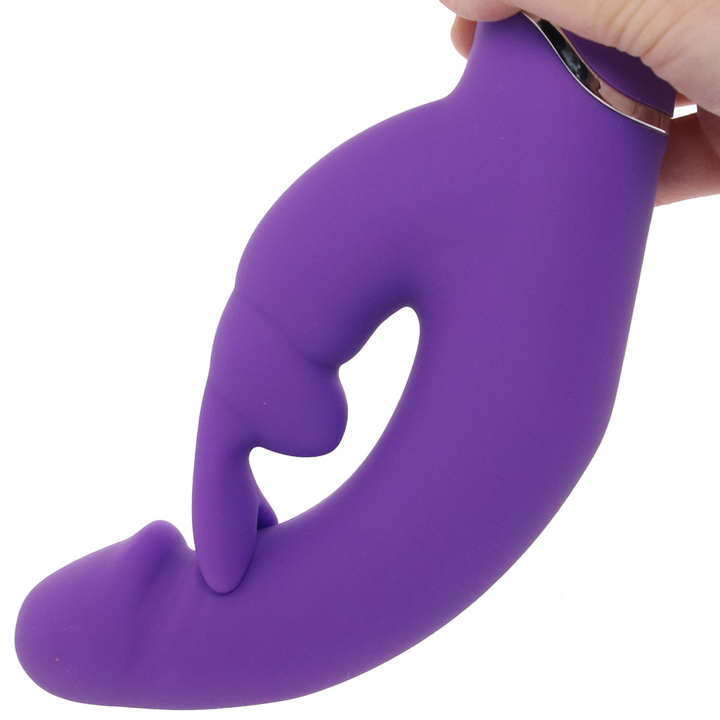 PinkCherry Warming Realistic Rabbit Vibe in Purple - Tophatter's Adult Sex Toys Online Vibrators > Rabbit Vibrators - Tophatter Daily Deals