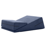 Wedge Ramp Combo in Velvet Blue Sex Furniture > Sex Machine - Tophatter Daily Deals