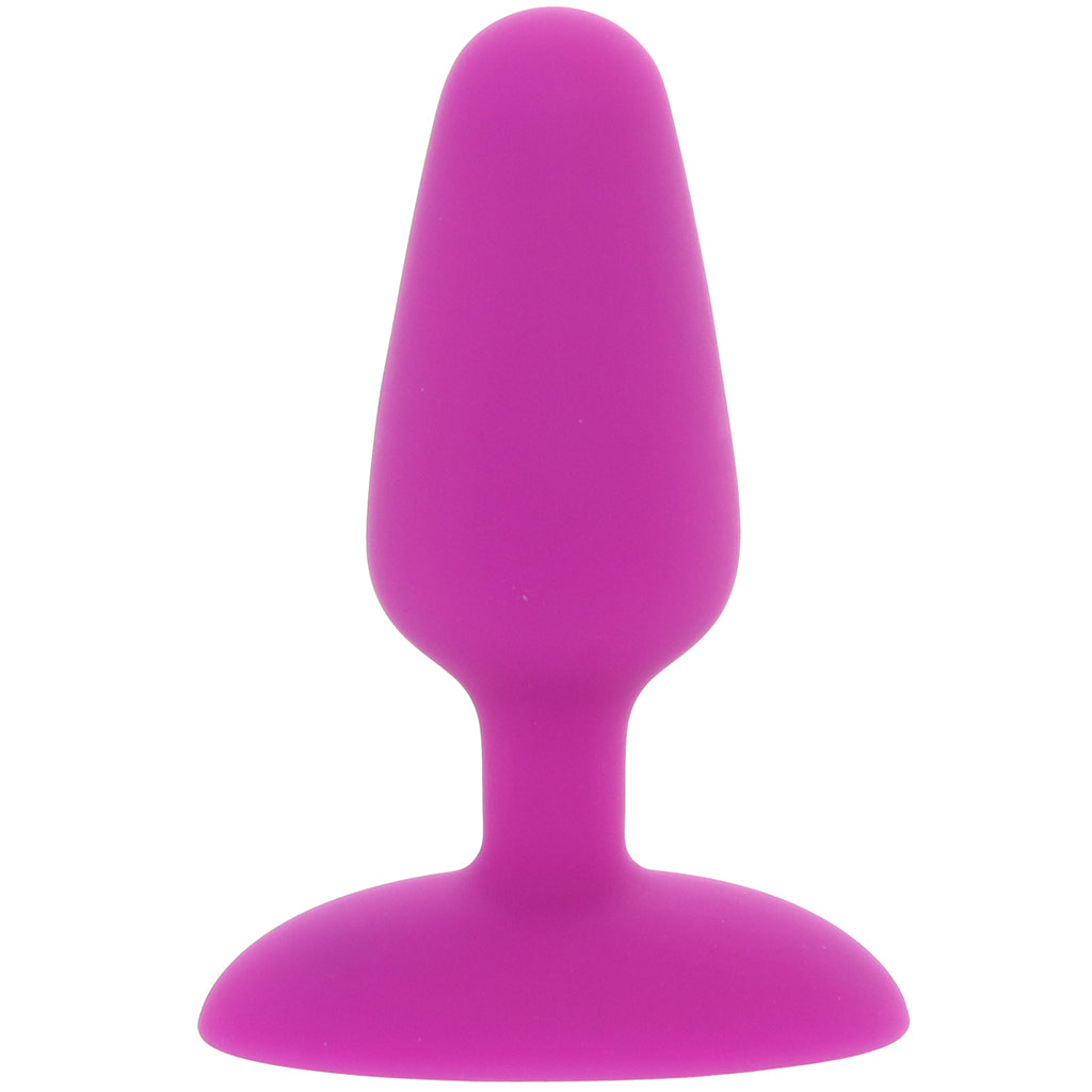 Bang! Vibrating Silicone Butt Plug in Purple - Tophatter's Adult Sex Toys Online Anal Sex Toys > Butt Plugs - Tophatter Daily Deals