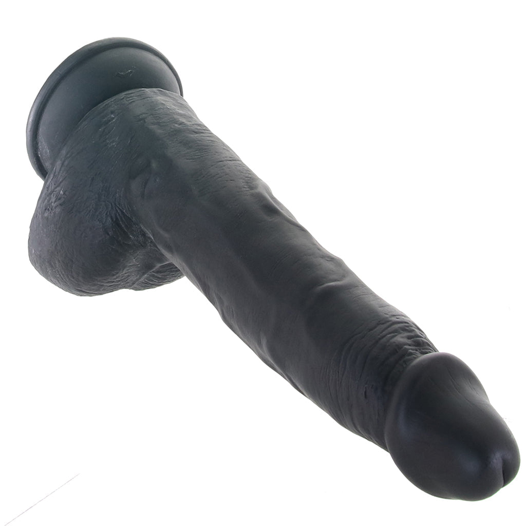 Master Cock Beefy Brad 9 Inch Ballsy Dildo in Black Dildo Sex Toys > Realistic Dildos - Tophatter Daily Deals