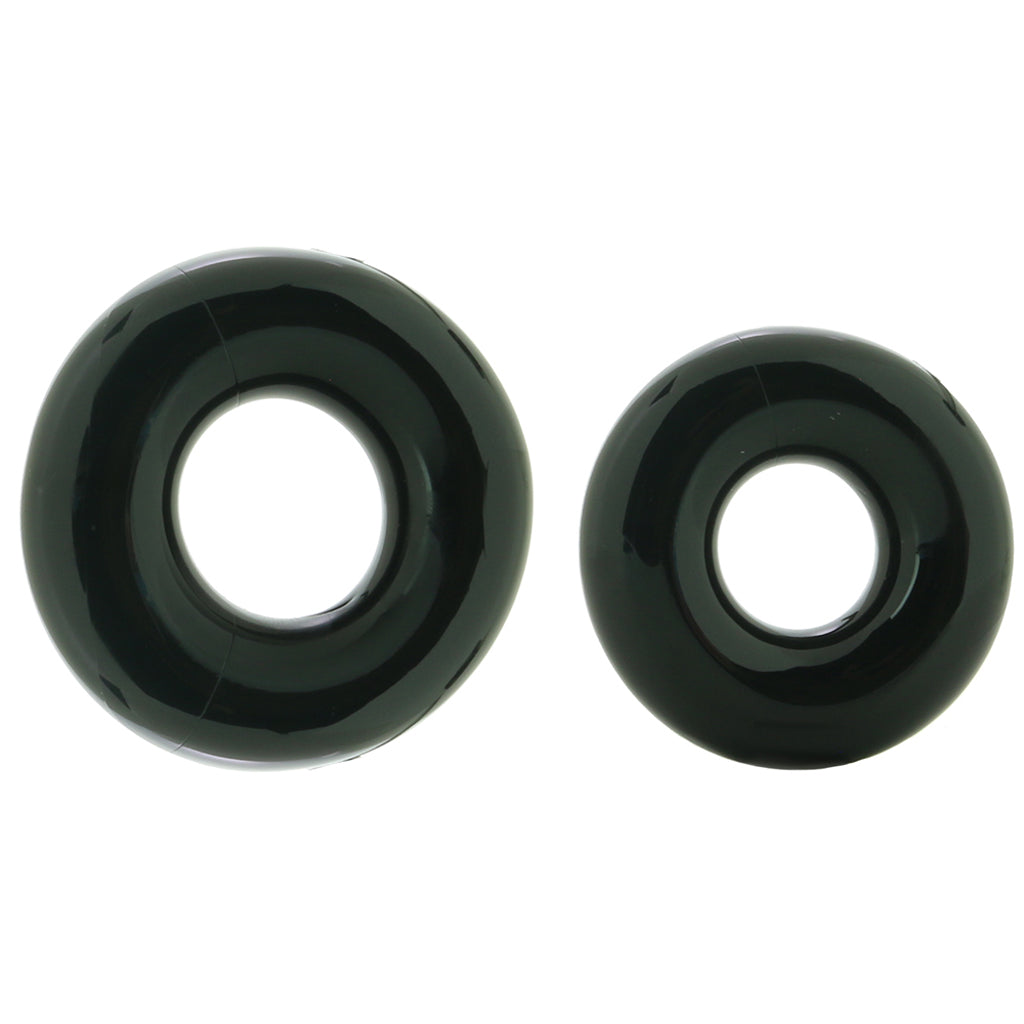 Renegade Double Stack Cock Rings in Black Cock Rings - Tophatter Daily Deals