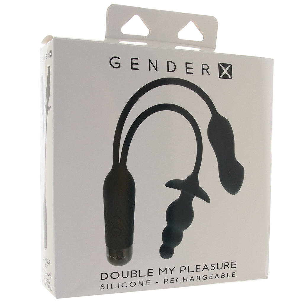 Gender X Double My Pleasure Egg and Plug Vibe Vibrators > Bullet and Egg Vibrators - Tophatter Daily Deals