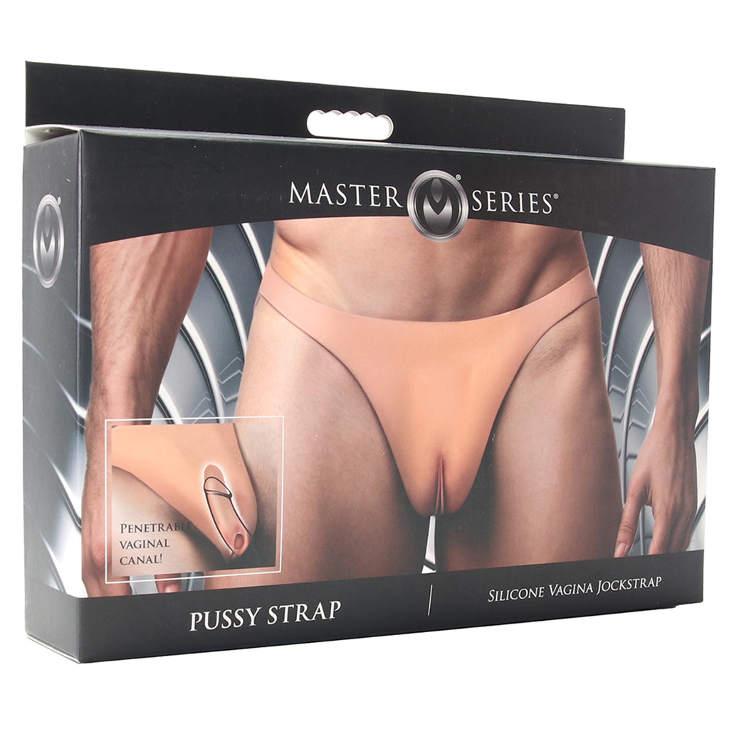 Master Series Pussy Strap Silicone Jockstrap in Light Sexual Wellness > Gender Expression and Affirmation - Tophatter Daily Deals