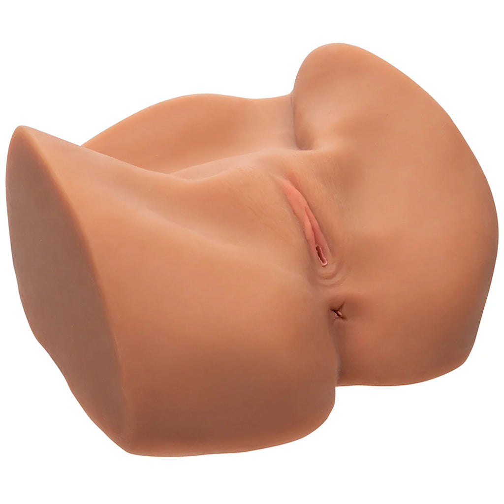 Stroke It Life-Size Pussy Masturbator in Brown - Tophatter's Adult Products Male Masturbators > Full Sized - Tophatter Daily Deals