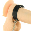 Blue Line Snap Cock Ring with Leash Bondage and Fetish > Cock and Ball Devices - Tophatter Daily Deals