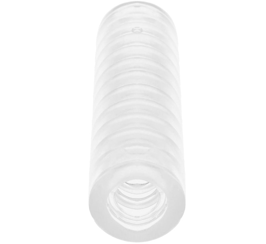 Rize Ribz Self Lubricating Stroker in Glow in the Dark - Tophatter's Adult Products Male Masturbators > Pocket Strokers - Tophatter Daily Deals