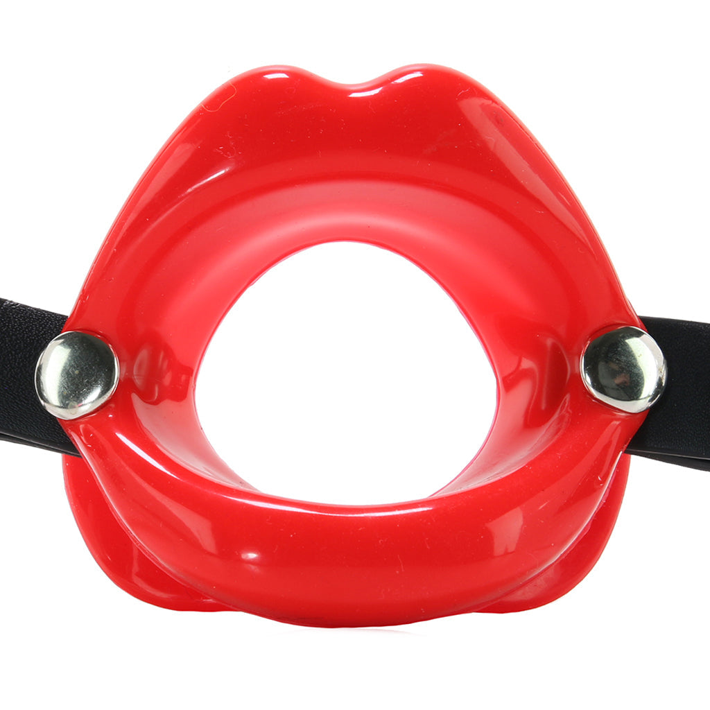 Silicone Lips Gag in Red Bondage and Fetish > Ball Gags & Mouth Restraints - Tophatter Daily Deals