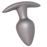 Ouch! Smooth Silicone 2.6 Inch Butt Plug in Gun Metal Anal Sex Toys > Butt Plugs - Tophatter Daily Deals