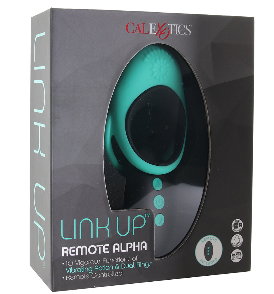 Link Up Remote Alpha Vibrating Dual Cock Ring - Tophatter's Adult Products Cock Rings - Tophatter Daily Deals