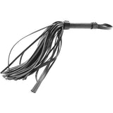 Leather Flogger in Black - Tophatter's Adult Products Bondage and Fetish > Whips and Crops - Tophatter Daily Deals