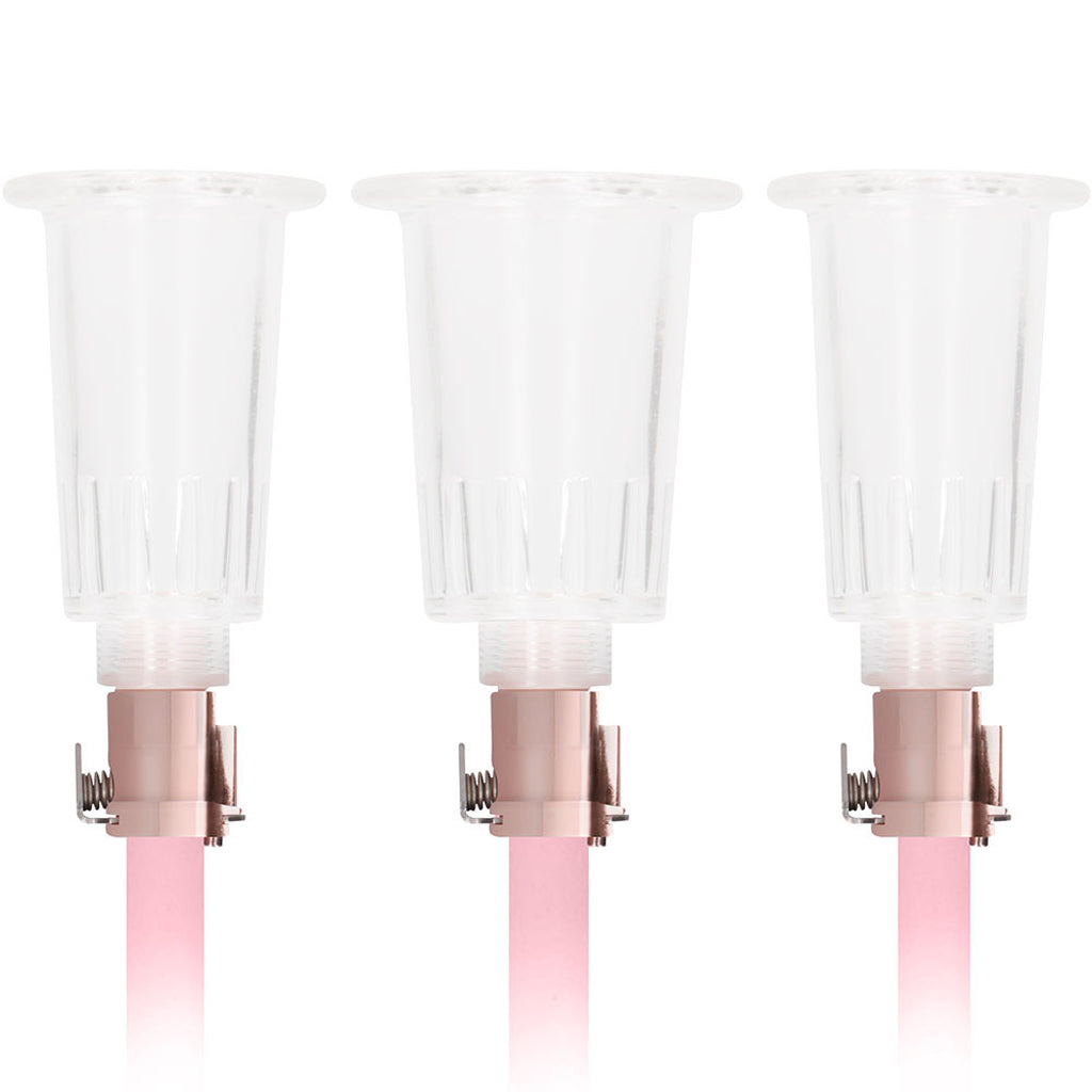 Pumped Rose Gold Clitoral & Nipple Pump Set in Large Bondage and Fetish > Nipple Stimulators & Clamps - Tophatter Daily Deals