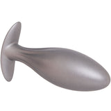 Ouch! Smooth Silicone Oval Butt Plug in Gun Metal Anal Sex Toys > Butt Plugs - Tophatter Daily Deals