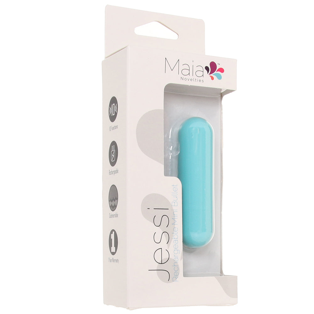 Jessi Rechargeable Mini Bullet Vibe in Teal Vibrators > Bullet and Egg Vibrators - Tophatter Daily Deals