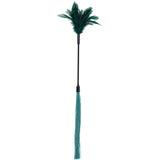 Sex & Mischief Indica Feather and Silicone Tickler Bondage and Fetish > Whips and Crops - Tophatter Daily Deals